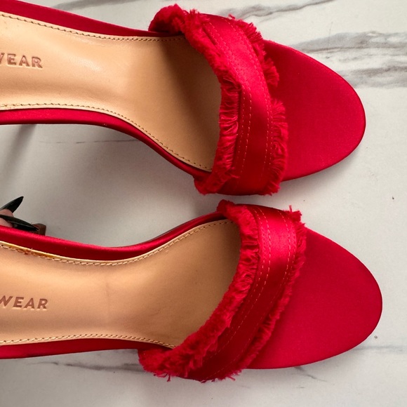 Who What Wear Red Fur Heels - Picture 9 of 10